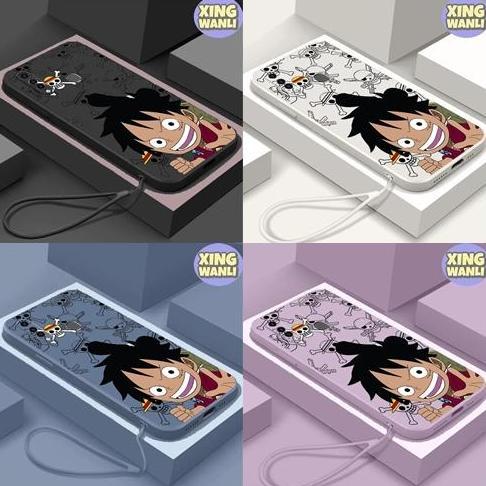 Ready Case   untuk Oppo A31 / A8 LUFFY Wano One Piece Silicone Gambar FREE TALI
