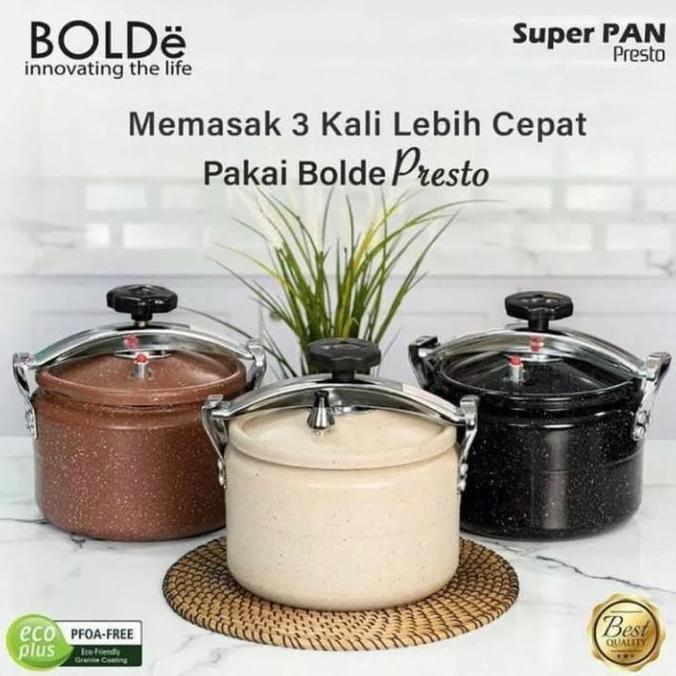 BOLDe SuperPan Granite Presto 7L / Panci Presto Bolde / Presto Granite