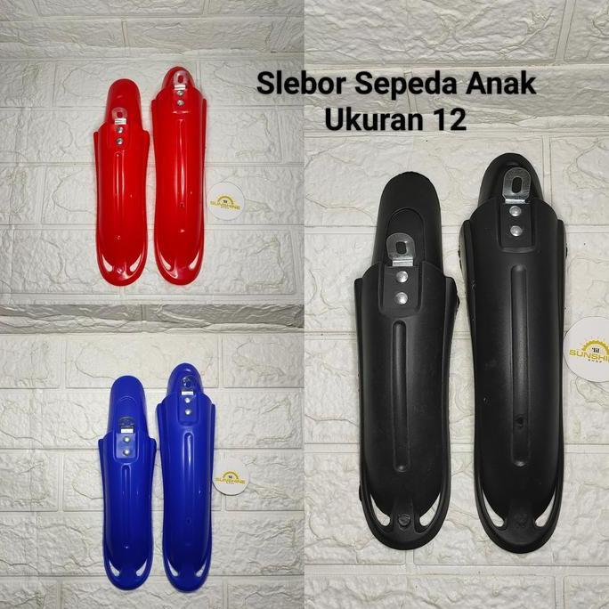 Fender Spakbor Slebor Sepeda Anak BMX Lipat Ukuran 12 16 18 Plastik