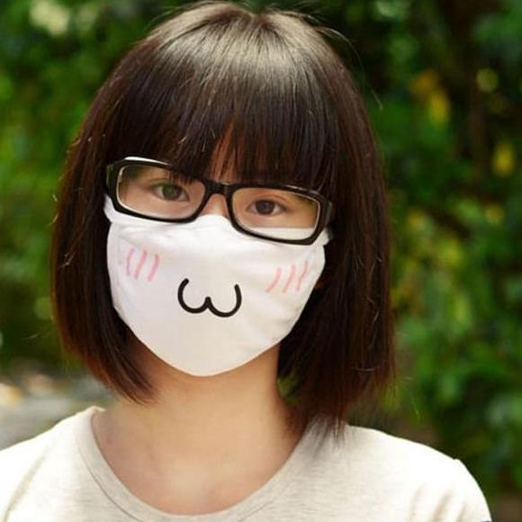 MEM masker emoticon japan mask anime ekspresi kartun lucu kaomoji murah