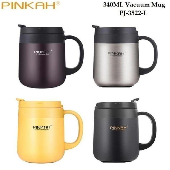 Pinkah Pj-3522-L Tumbler Termos Kopi Coffee Mug Dingin Panas 340Ml