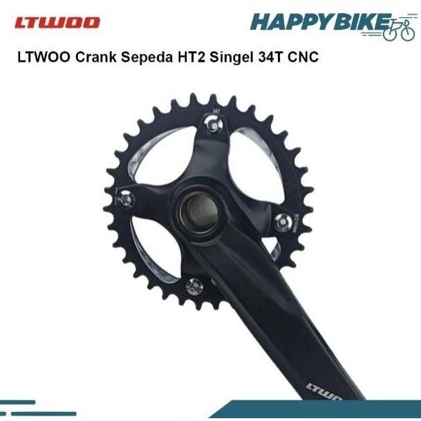 L-Twoo Crank Set Sepeda Mtb Ltwoo Single 34T Hollowtech Ii Ht2