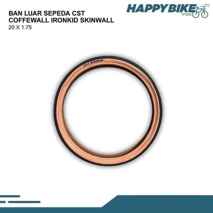 Cst Tire Ban Luar Sepeda Lipat Minion Bmx Coffe Wall 20 X 1.75 Dan 20 X 2.00