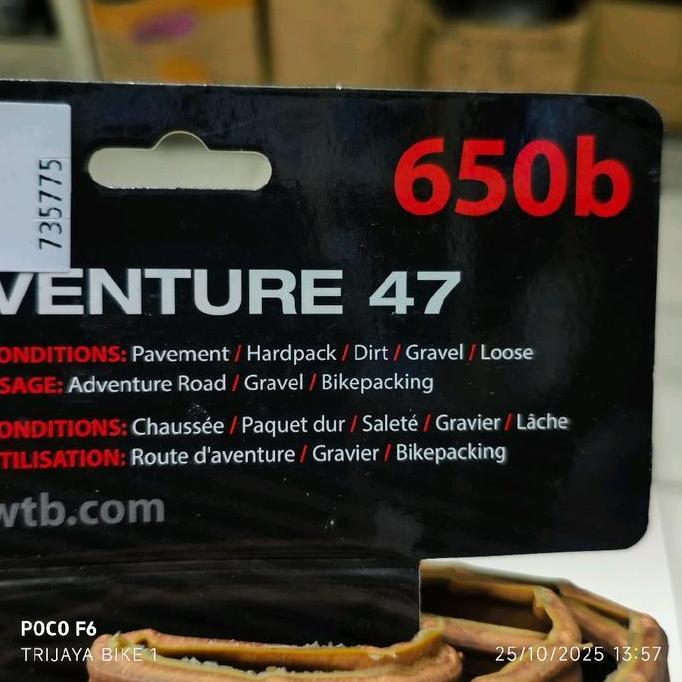 Tire Wtb Venture & Byway 650B X 47 Road Plus Tcs Tire Ban Gravel 27.5 Tanwall Kevlar Tcs Fr Tubeless