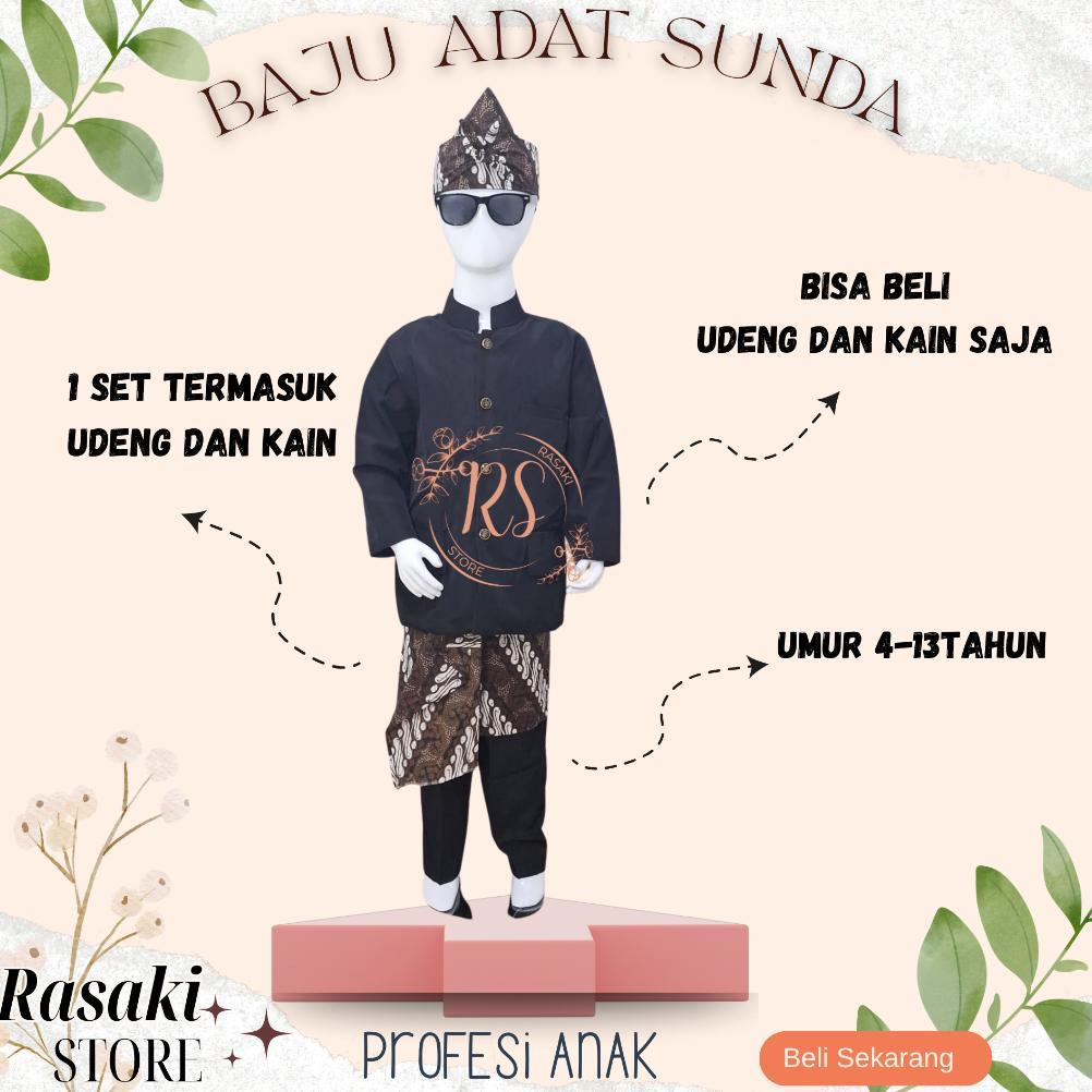 Diskon Pakaian Adat Sunda/Jawa Barat Baju Basofi Anak Baju Cak Anak Baju Adat Anak Laki Laki Baju Ad