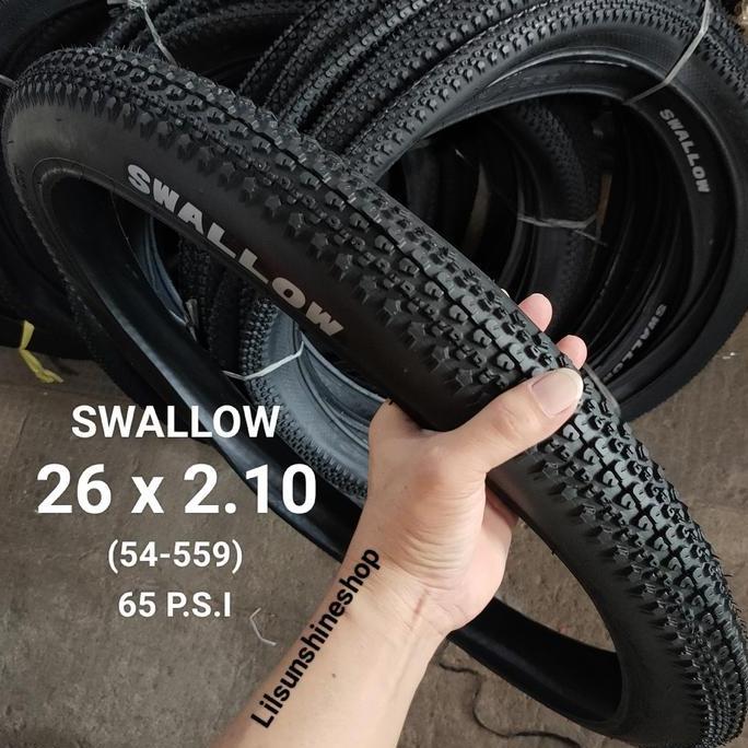 Ready Ban Luar Sepeda 26 x 2.10 Swallow Deli Tire 26x2.10 SA255 Small Block MTB Federal