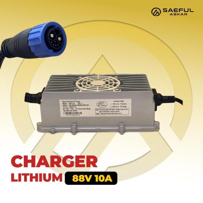 Ready Phylion Charger Baterai Lithium 72V Soket M23 10A 5A
