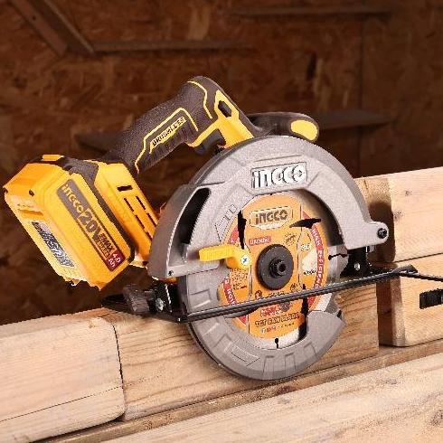 P20S Gergaji Potong Kayu 20V Ingco Csli1651 Cordless Circular Saw