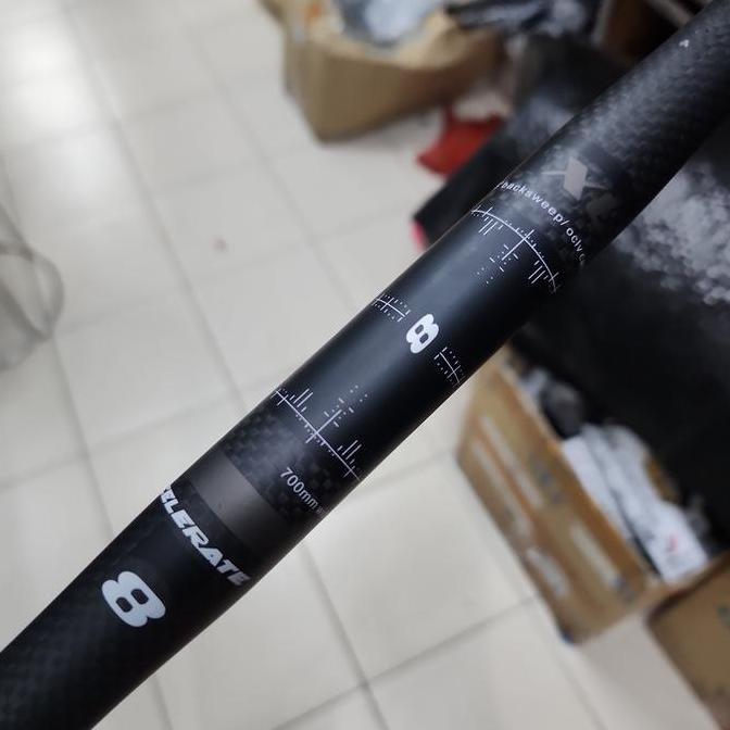 Handlebar Stang Carbon Flat 25.4 Xlr 8 70 Cm Endurance Flat Stang