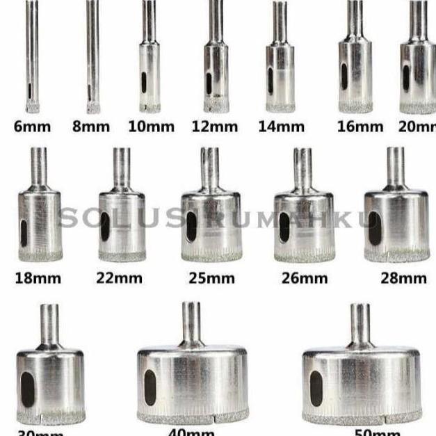 Mata Bor Kaca 10 mm - Diamond Holesaw Mata Bor Keramik Granit Marmer