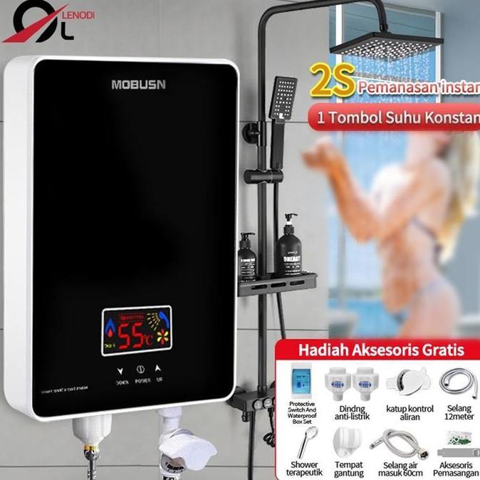 XIMVHE Pemanas air listrik tanpa tangki shower air panas instan/pemanas pemanas air listrik