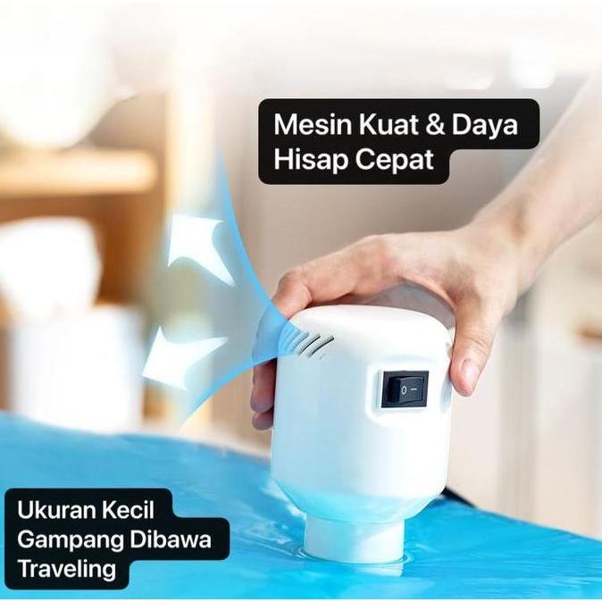 MVS-17 Mesin Pompa Vakum Baju Design Mini Portabel Colokan Listrik