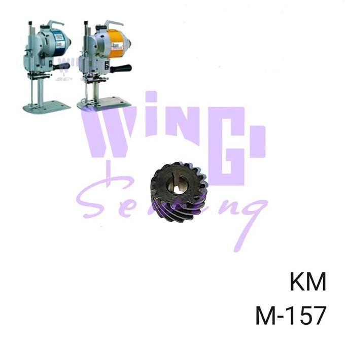 M157 KM Gear Kecil Roda Asahan Mesin Potong Kain KM M-157