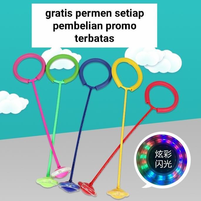 ESPRIZO MAINAN HULAHUP YOYO KAKI FULL LED FLASH JUMPING HULAHOOP