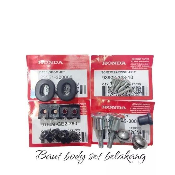 Baut Set Body Belakang Kanan kiri Honda Cbr 150 Old Cbu Thailand