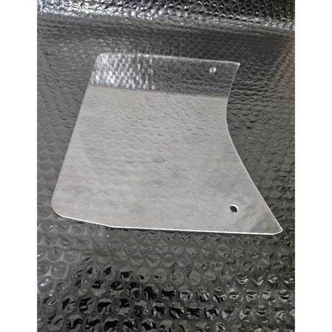 Cover tutup aki bening transparan bahan akrilik 3 mili motor beat deluxe beat 2013 & beat 2016 Baut 