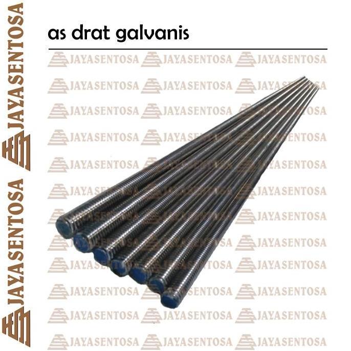 as drat m16/ long drat m16/thread rod m16 galvanis 1meter grade 5.8
