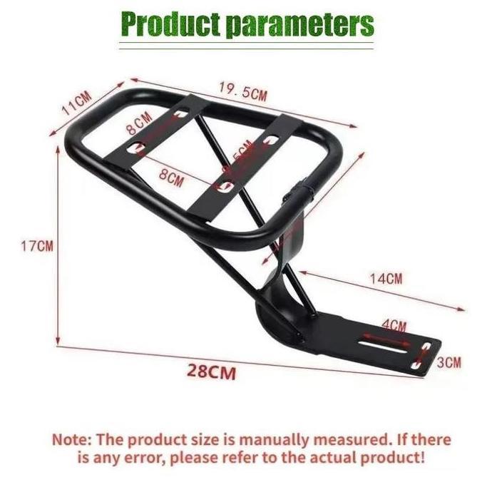 EXQWISITE Breket Bracket Box Motor Sepeda Listrik Belakang