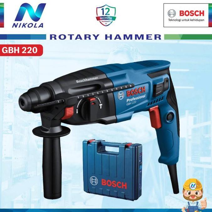 GBH 2-20 BOSCH Rotary Hammer Hammer Drill Bor Bobok Beton GBH 220 BOSCH BE