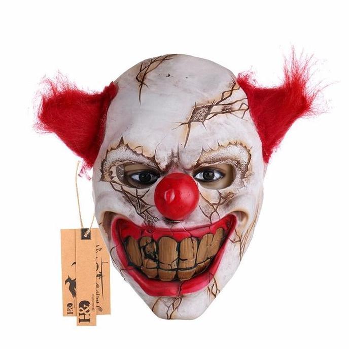 New Topeng Badut Seram Clown Joker Halloween