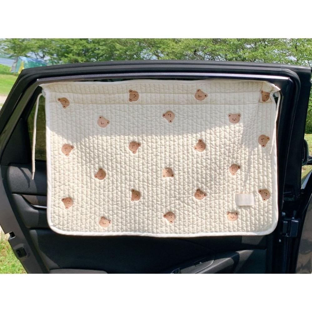 HOT DEALS Little Latella - Tirai Kaca Mobil Motif Bear | Gorden Portable/Gorden Mobil Anti UV/ Gorde