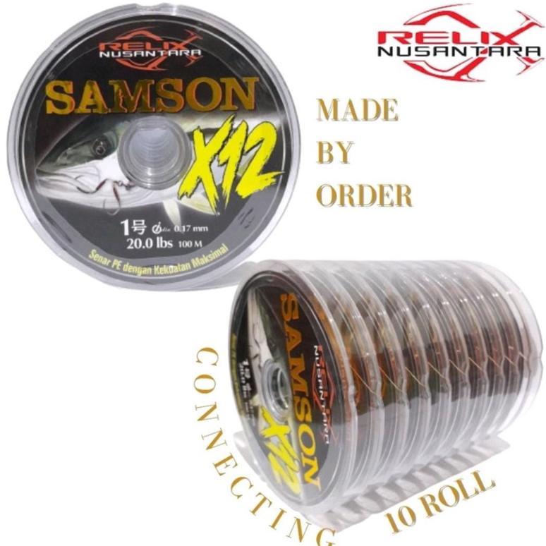 Benang Pe relix nusantara samson x12 100M (multicolour)