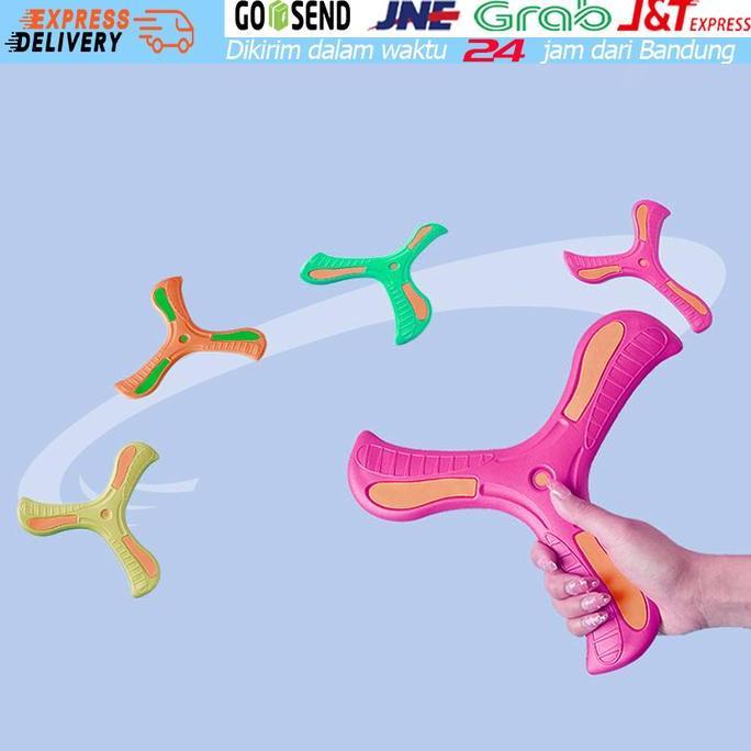 BLAZONE Boomerang Lempar Mainan Anak Bumerang Asli Balik Lagi 20 Meter
