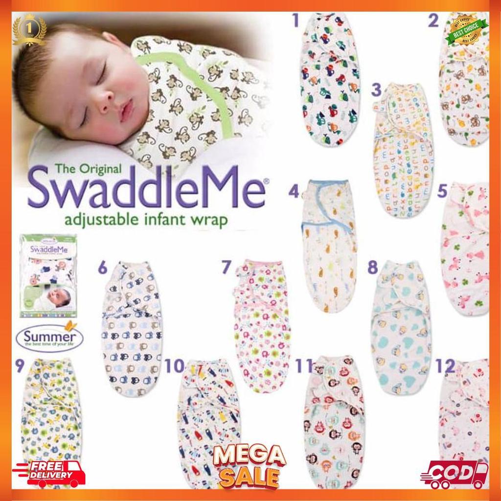 New Bedong Baby Swaddle / Bedong Instan Bayi / Bedong Instant Swaddle Me