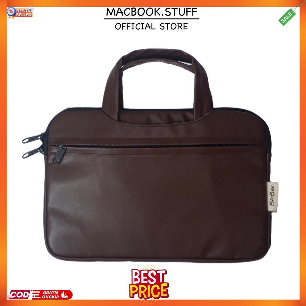 Tas Laptop Kulit Sleeve Leather Bag Dompet Anti Air Waterproof Shockproof Touch Id Touchbar M1 Asus 
