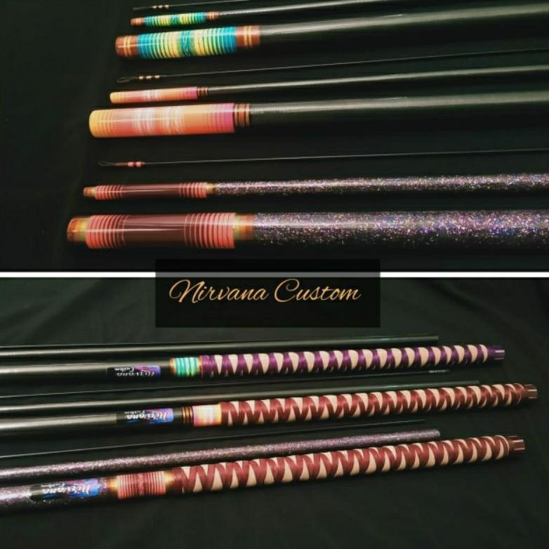 joran tegek lele / custom super hard / cusstom mentahan panjang 120cm - 360 cm