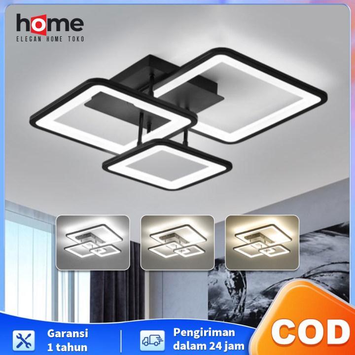 Lampu Plafon Led150W Lampu Plafon Minimalis Ceiling Lampu Lampu Plafon 3 Warna Led Modern Minimalis 