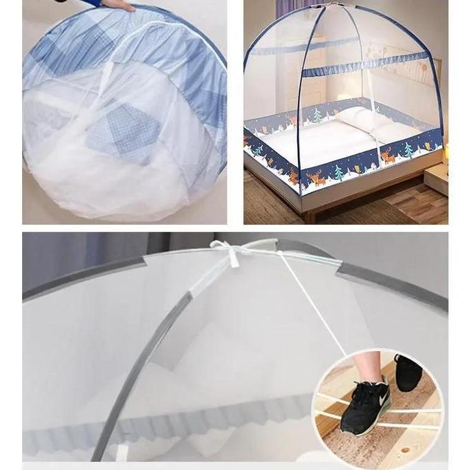 Kelambu Tidur Portable 180 X 200cm 200x200cm Kelambu Lipat Kelambu Tempat Tidur Dewasa Anti Nyamuk K