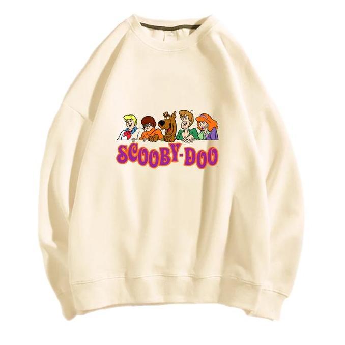 Lansungkirim- Scooby Doo Sweater Crewneck Pria Wanita Size M-Xxl