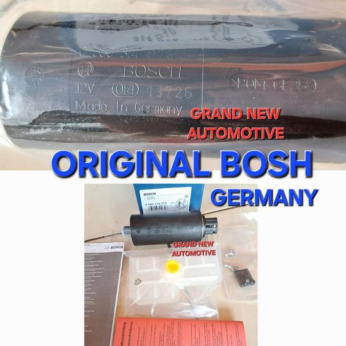 Fuel Pump Rotak Pompa Bensin Bmw E36 316I M40 316I M43 Original Bosh Hemat