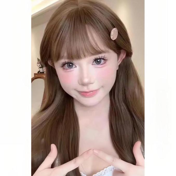Capelli- Lvystyle-Wig Wanita Full Kepala Curly Rambut Wig Korean Style Wig Rambut Panjang Wig Daily 