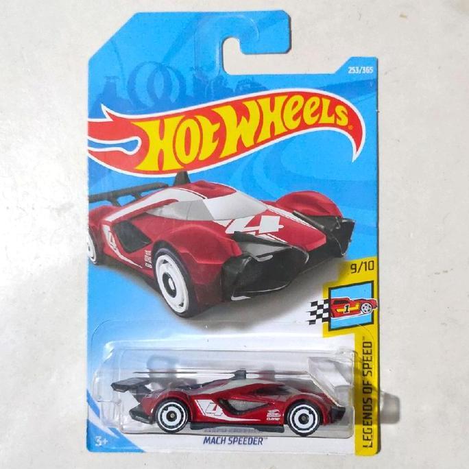 Hotwheels Hot Wheels Mach Speeder merah 2018 Legends of Speed rare