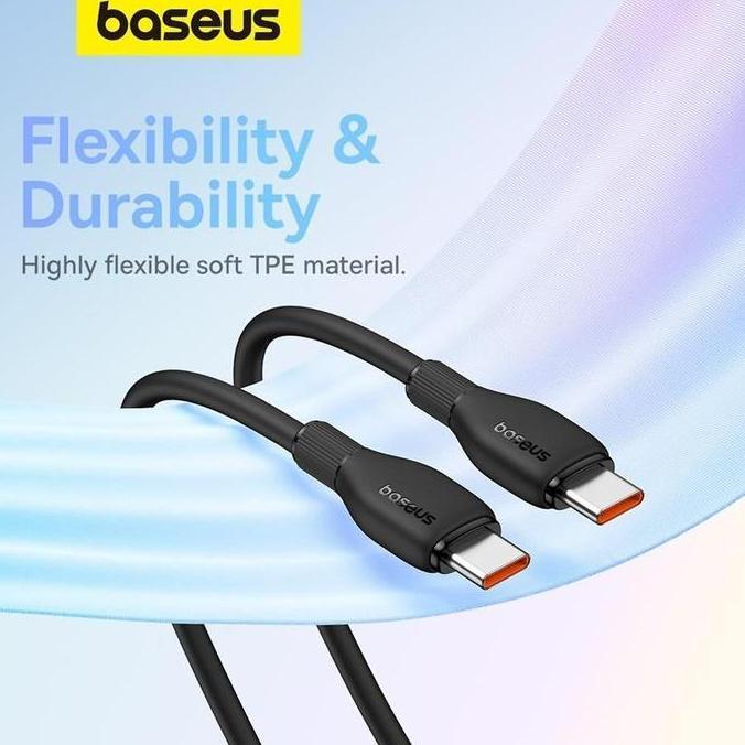 Ceangailte- Kabel Data Pudding Type-C To Type-C Baseus Halo Data Cable Pd 100W
