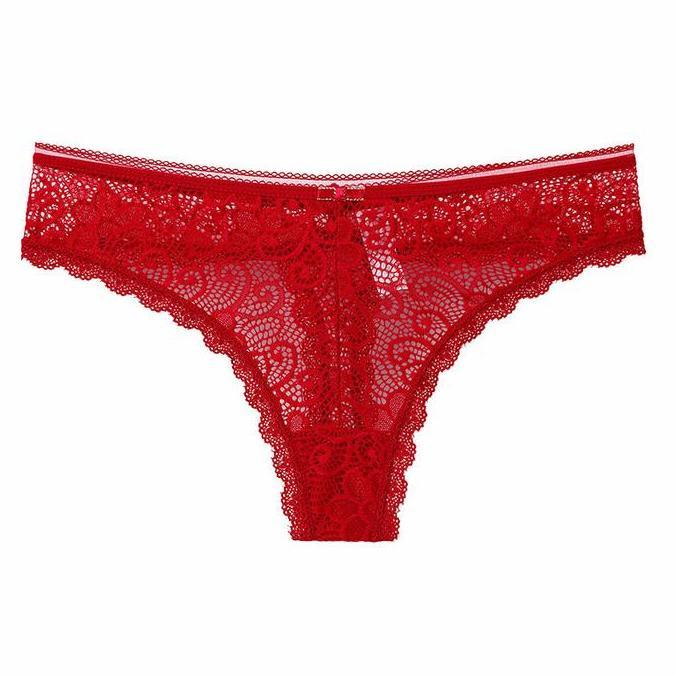 Wagee- Selena Panties Celana Dalam Wanita Sexy Cd Thong Cewe Renda Lace Trans