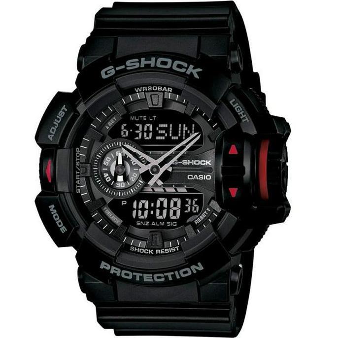 Cloknlok- Casio G-Shock Ga-400-1B / Gshock Ga400 Original & Bergaransi