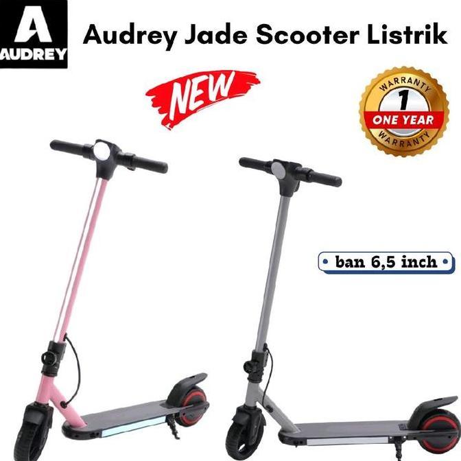 TERLARIS AUDREY JADE SKUTER LISTRIK / SKUTER LISTRIK 6,5 INCH / EV ELECTRIC SCOOTER / SEPEDA LISTRIK