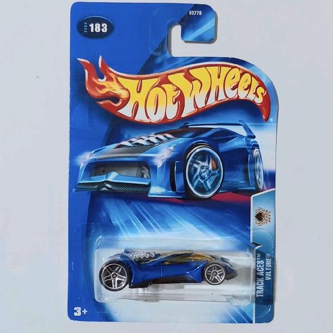 Hotwheels Hot Wheels Vulture biru 2004 Track Aces made in Thailand blue card rare