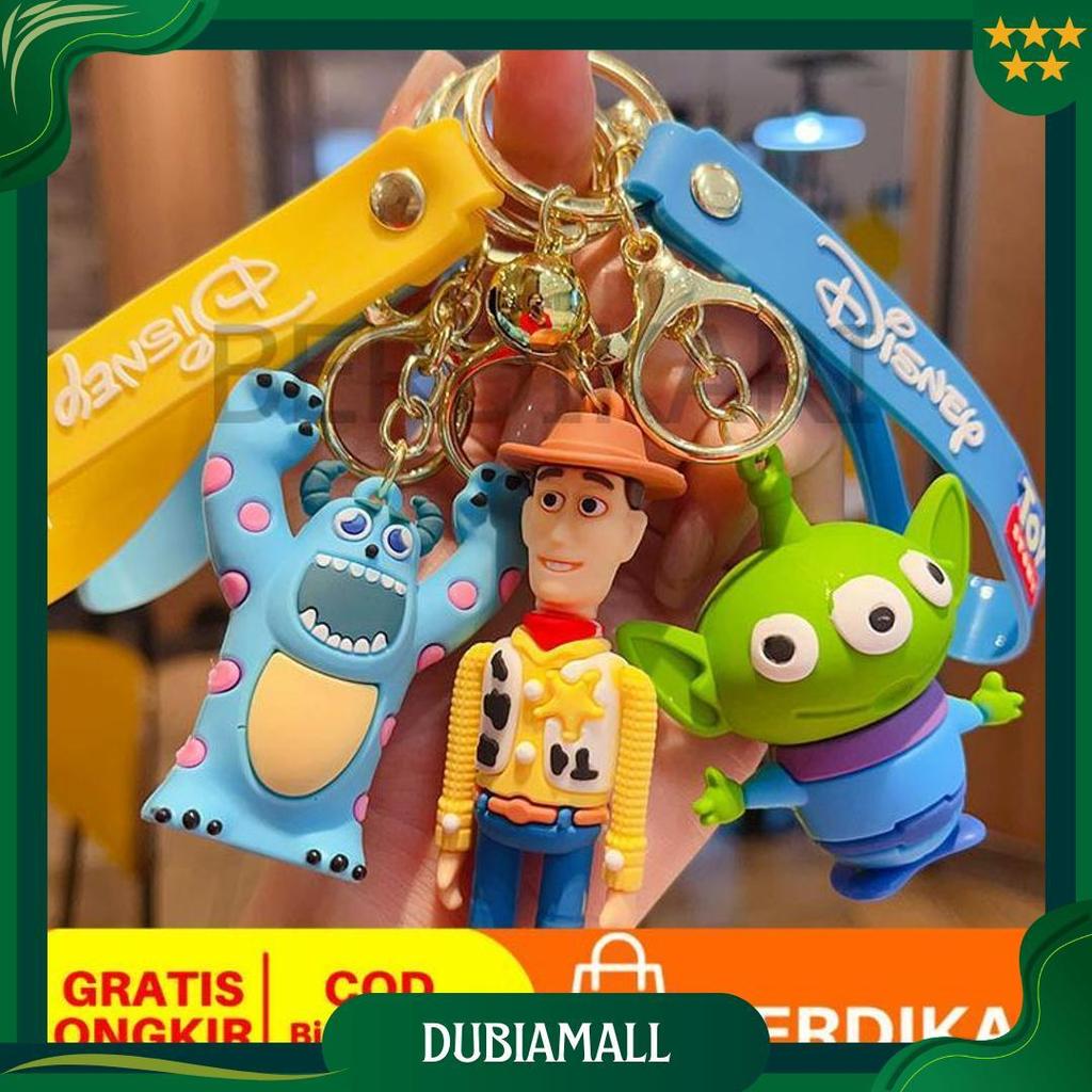 BD Gantungan Kunci Toy Story Silikon Premium / Gantungan Kunci Motor Mobil Toy Story / Ganci Toy Sto