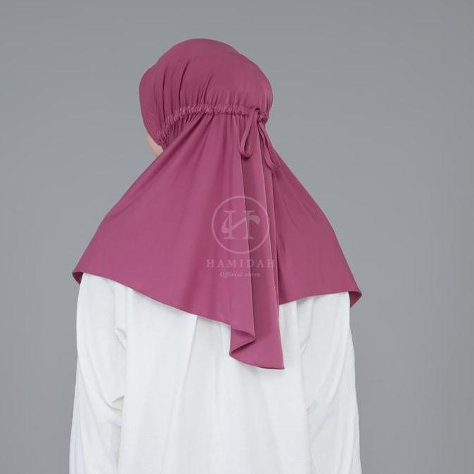Chiusura- Hijab Bergo Size L Hamidah Serut Premium