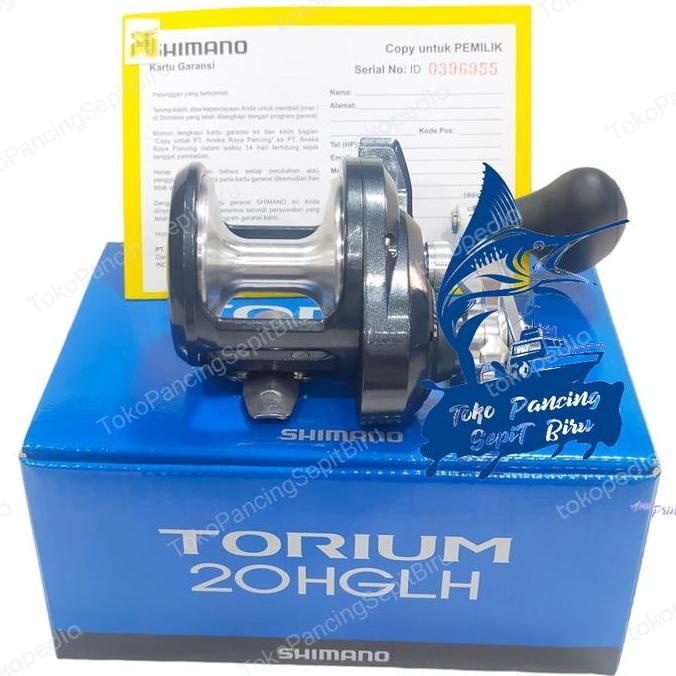 HARGA DISC - Reel Shimano TORIUM 20HGLH Left Handle Katrol Kiri OH Overhead 20HGLH