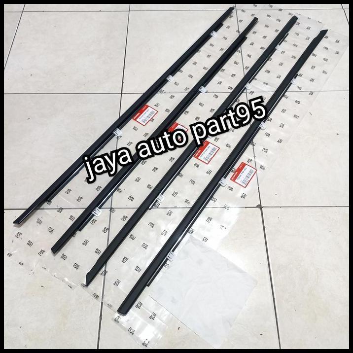 DISKON PELIPIT KARET KACA LUAR HONDA CRV GEN3 GEN 3 2007-2012 ORIGINAL 4PCS 