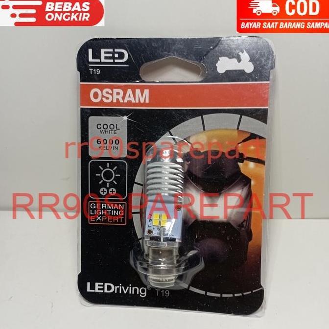 Ready Bohlam Lampu LED Osram T19 AC / DC, Bohlam LED Motor Osram