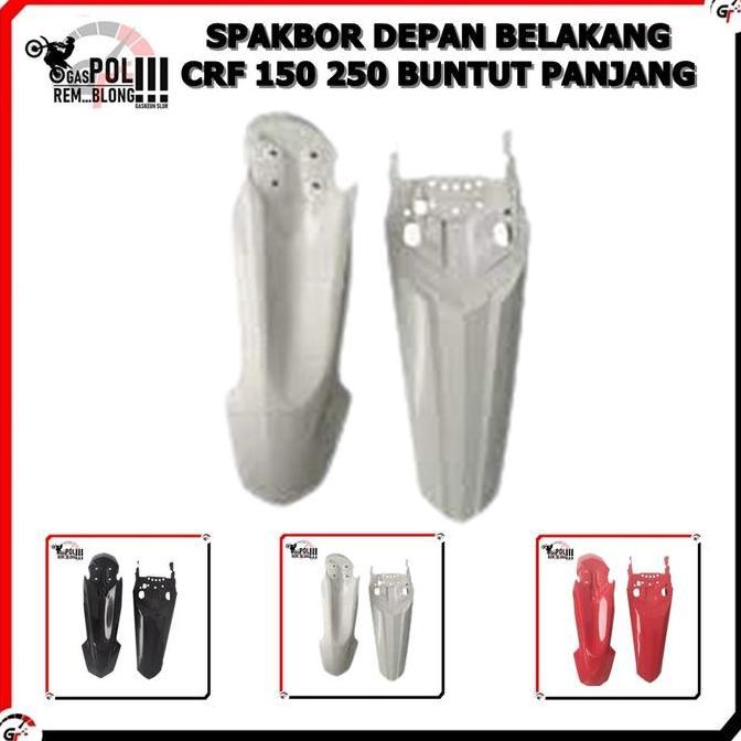 SPAKBOR SET DEPAN BELAKANG CRF 150L 150 L 250 MOTOR CROSS SUPERMOTO