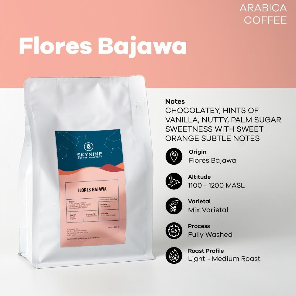 Biji Kopi Arabika Flores Bajawa Fullwashed Process
