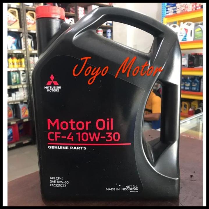 BEST DEAL OLI MESIN DIESEL ASLI MITSUBISHI CF-4 10W-30 SEMI SYNTHETIC 5 LITER MZ321023 