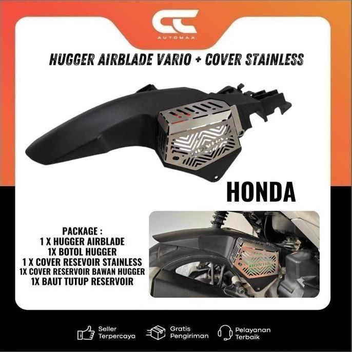 HUGGER VARIO 125 150 OLD NEW + COVER RESERVOIR STAINLESS
